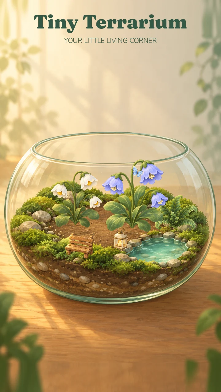 Tiny Terrarium · provisional artwork