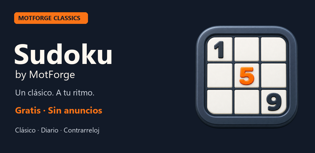 Sudoku by MotForge — MotForge Fair Play